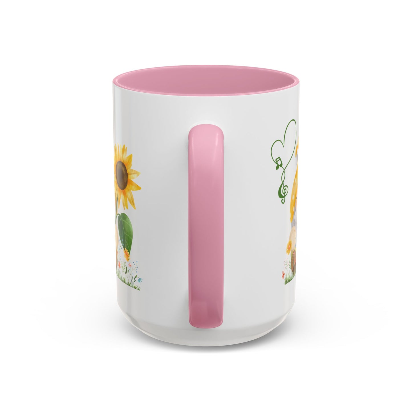 Mystical Gnome & Sunny Sunflower Mug - Your Garden's Secret Charm | Ceramic Coffee & Tea Cup (11oz/15oz)