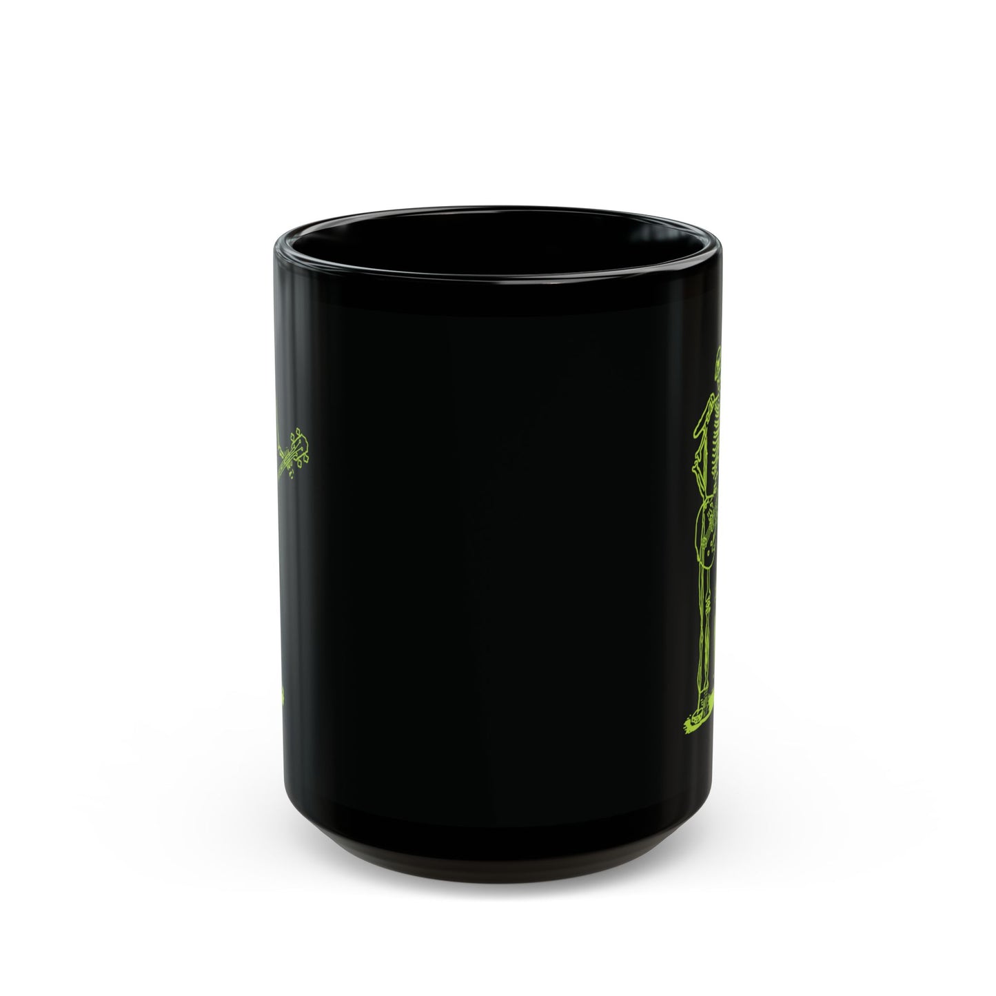 Metal Skeleton Fluo Singer & Guitarist Mug - Rock Your Day!
