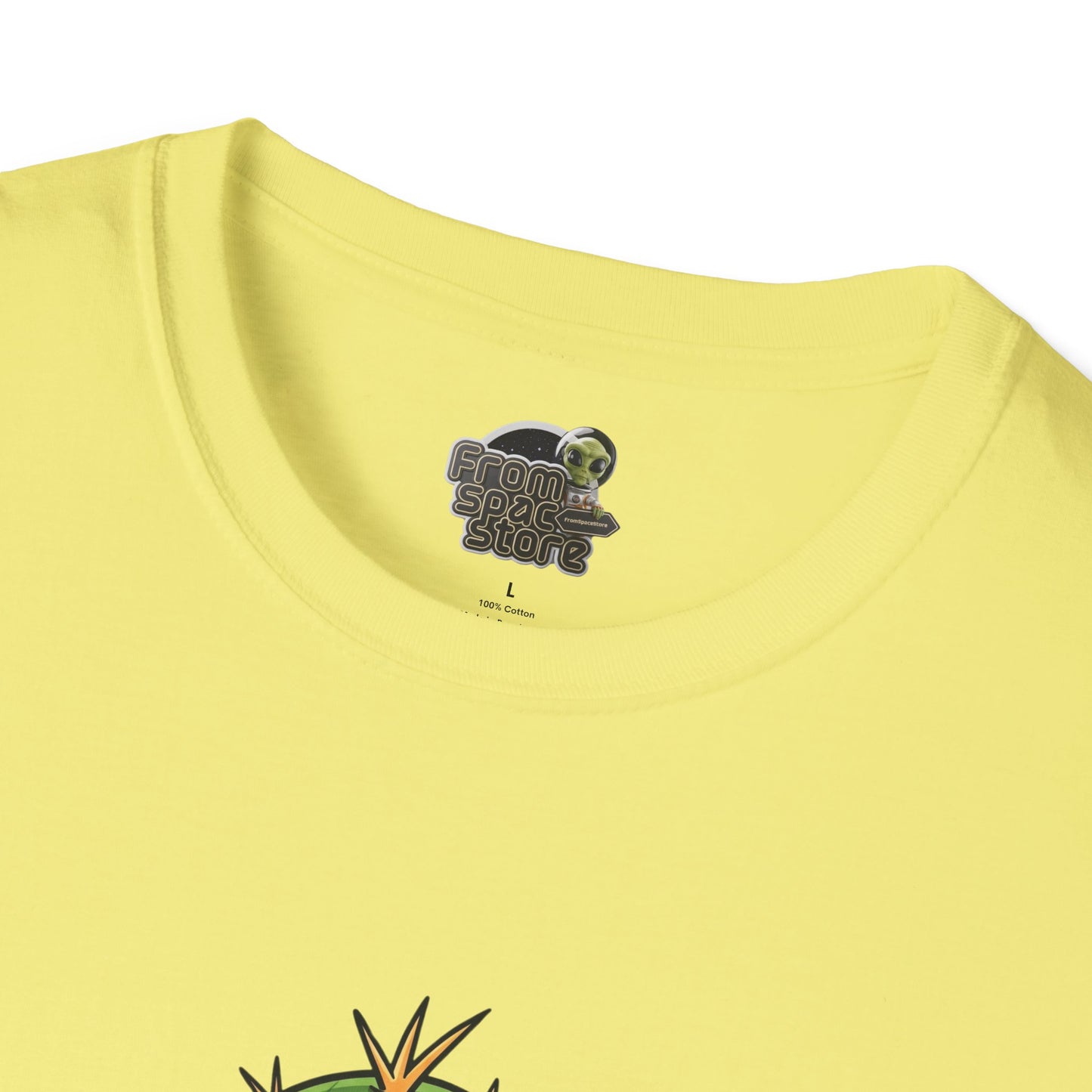 Cactus Mania T-Shirt: Joyful Cactus Tee | Organic Cotton & Stretchy Comfort