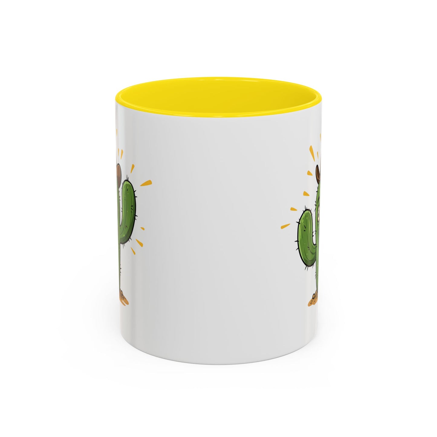 Cactus Mania Cowboy Cactus Mug - Fun & Durable Ceramic Cup for Cactus Lovers