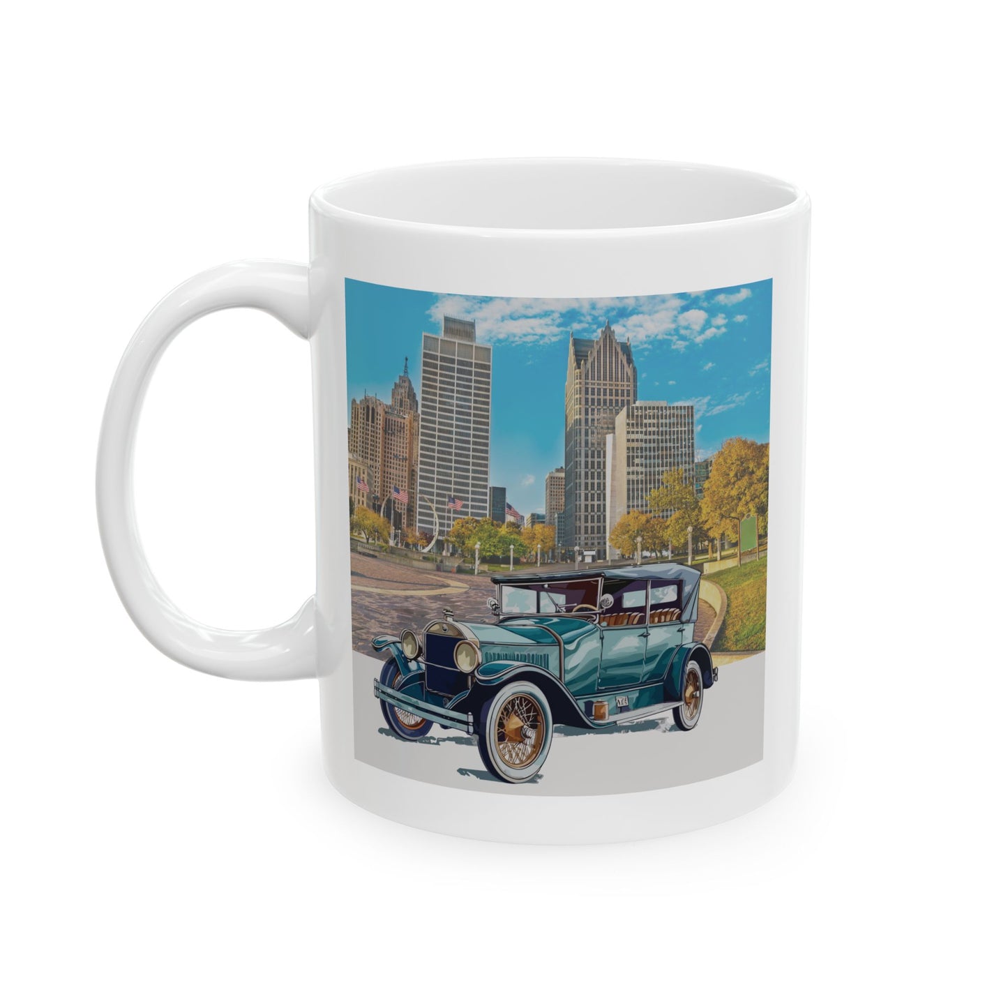 Buick Doctor Coupe 1920s Mug - Roaring Twenties Classic Car Coffee Cup