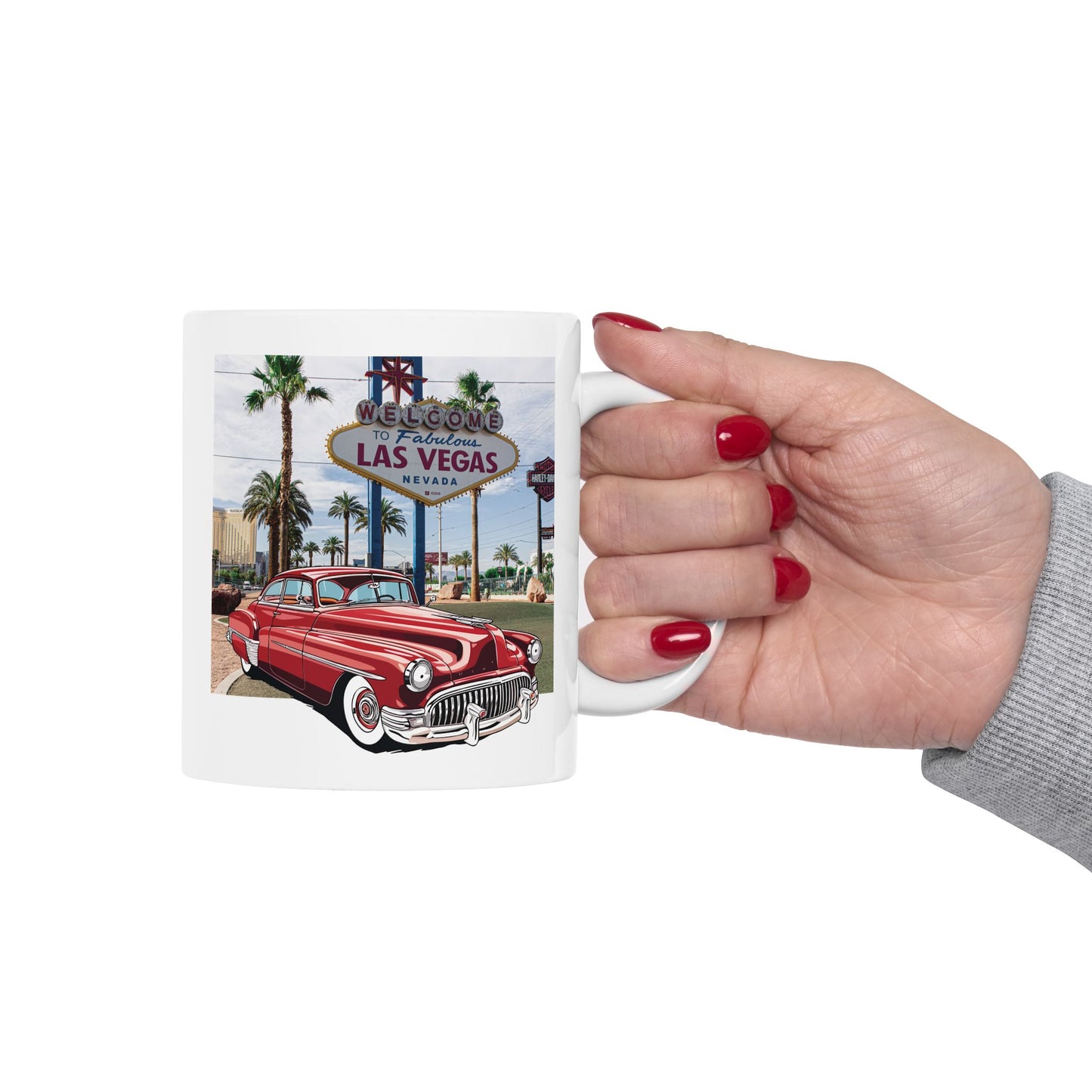 Buick 1950s Vintage Car Mug - Iconic American Classic Coffee Cup