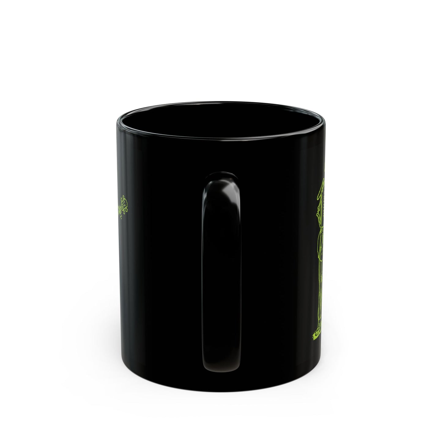 Metal Skeleton Fluo Singer & Guitarist Mug - Rock Your Day!