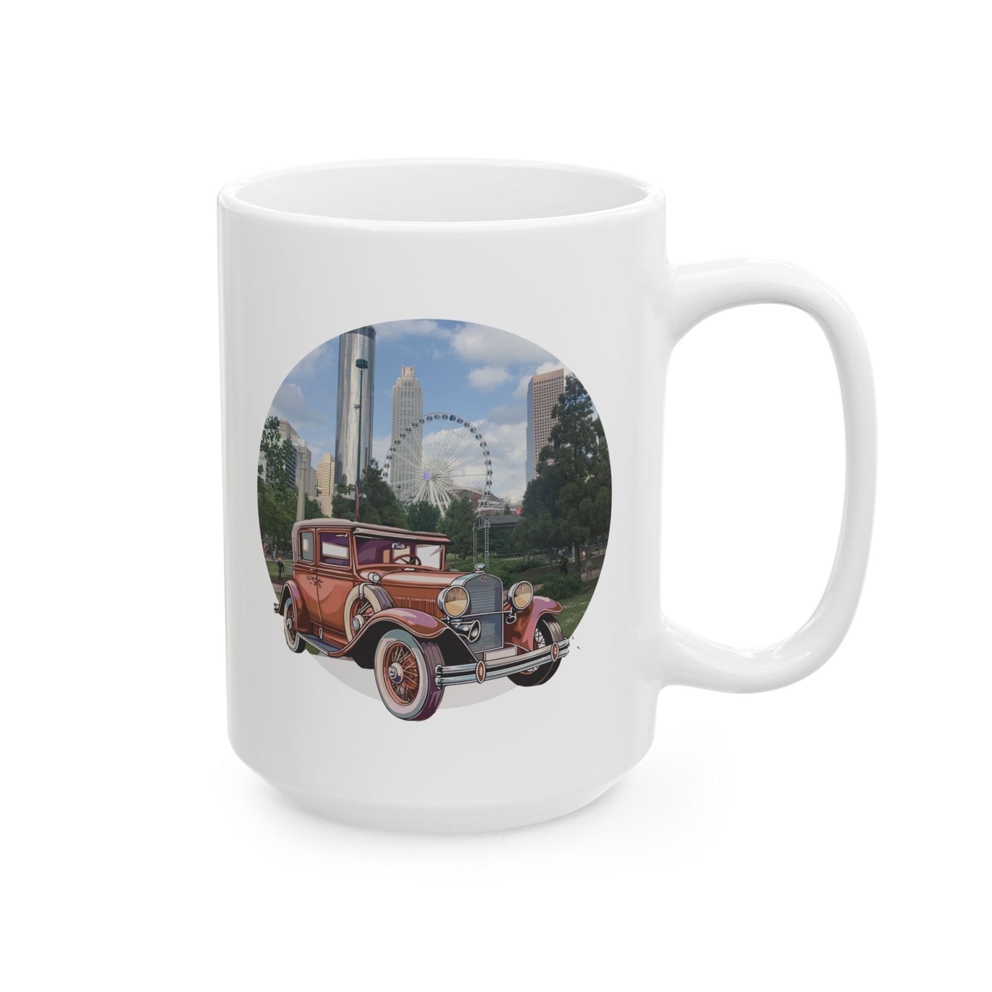 Copy of Ford Atlanta Skyliner Vintage Mug - Relive 1930s American Car Charm