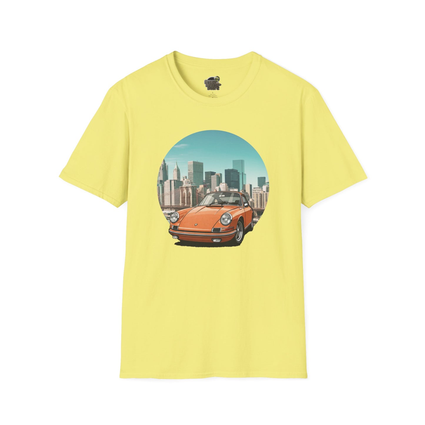 Porsche 911 Unisex T-Shirt - Vintage Power Icon Cornsilk