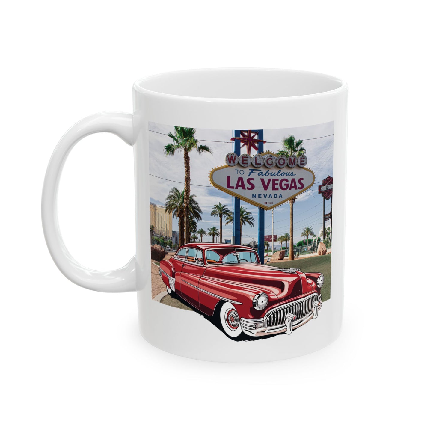 Buick 1950s Vintage Car Mug - Iconic American Classic Coffee Cup