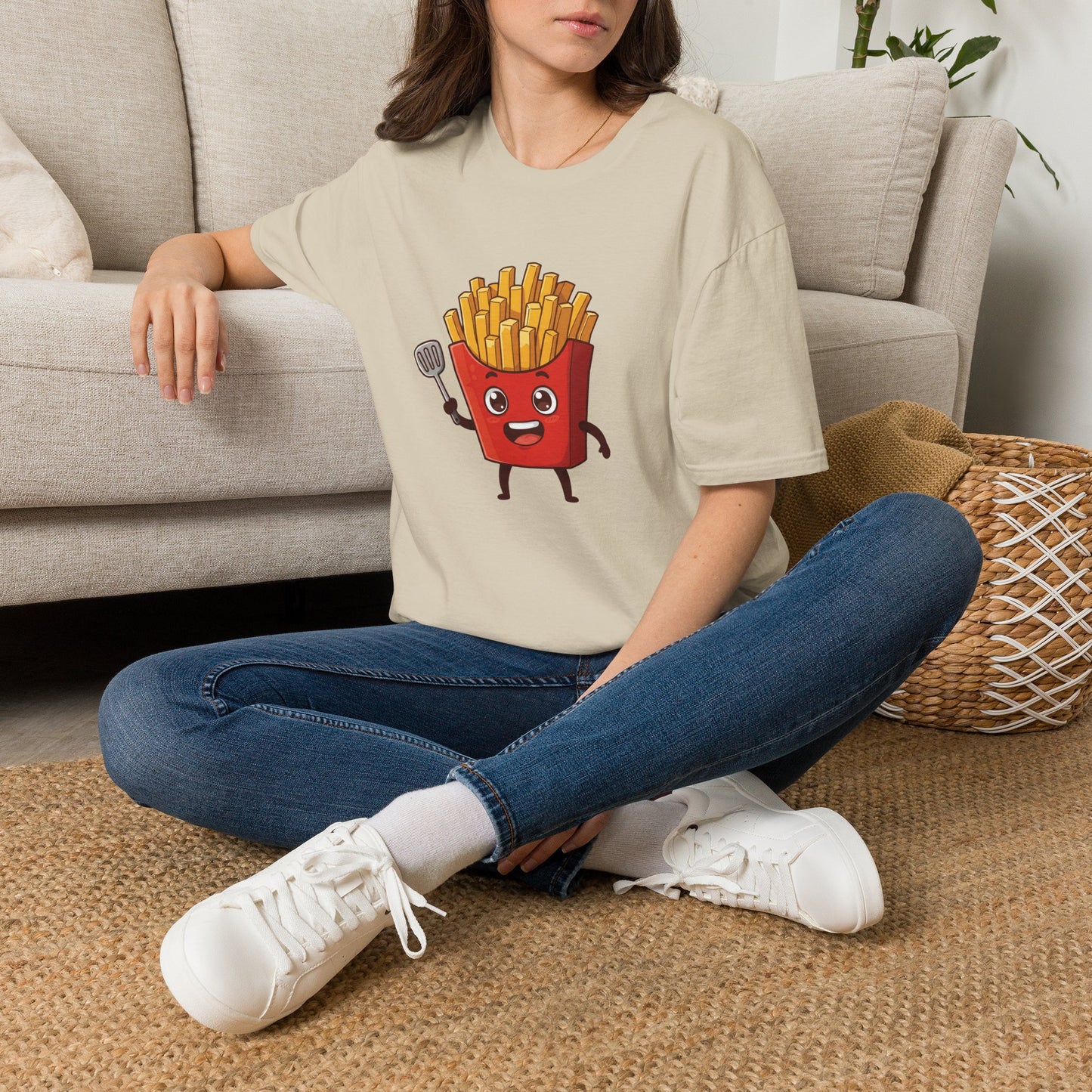 The Boardwalk Hustle – Golden French Fries Graphic Tee