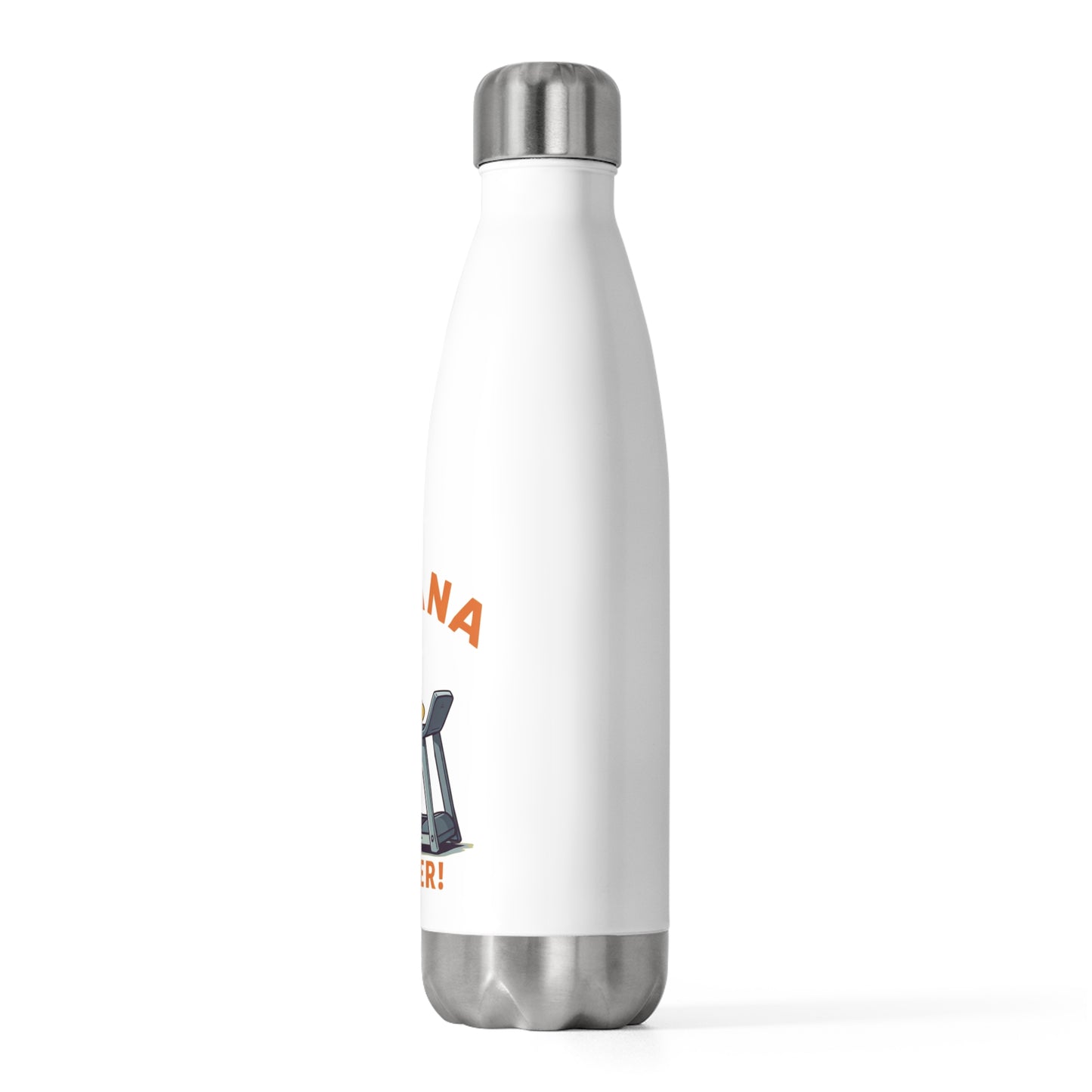 Banana Power Insulated Stainless Steel Bottle - Funny Gym & Sports Water Bottle