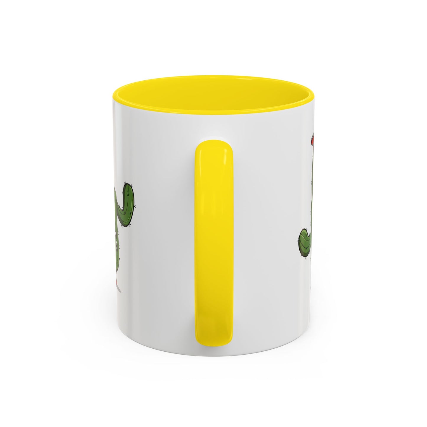 Cactus Mania Upside Down Cactus Mug - Unique & Fun Ceramic Cup for All Ages