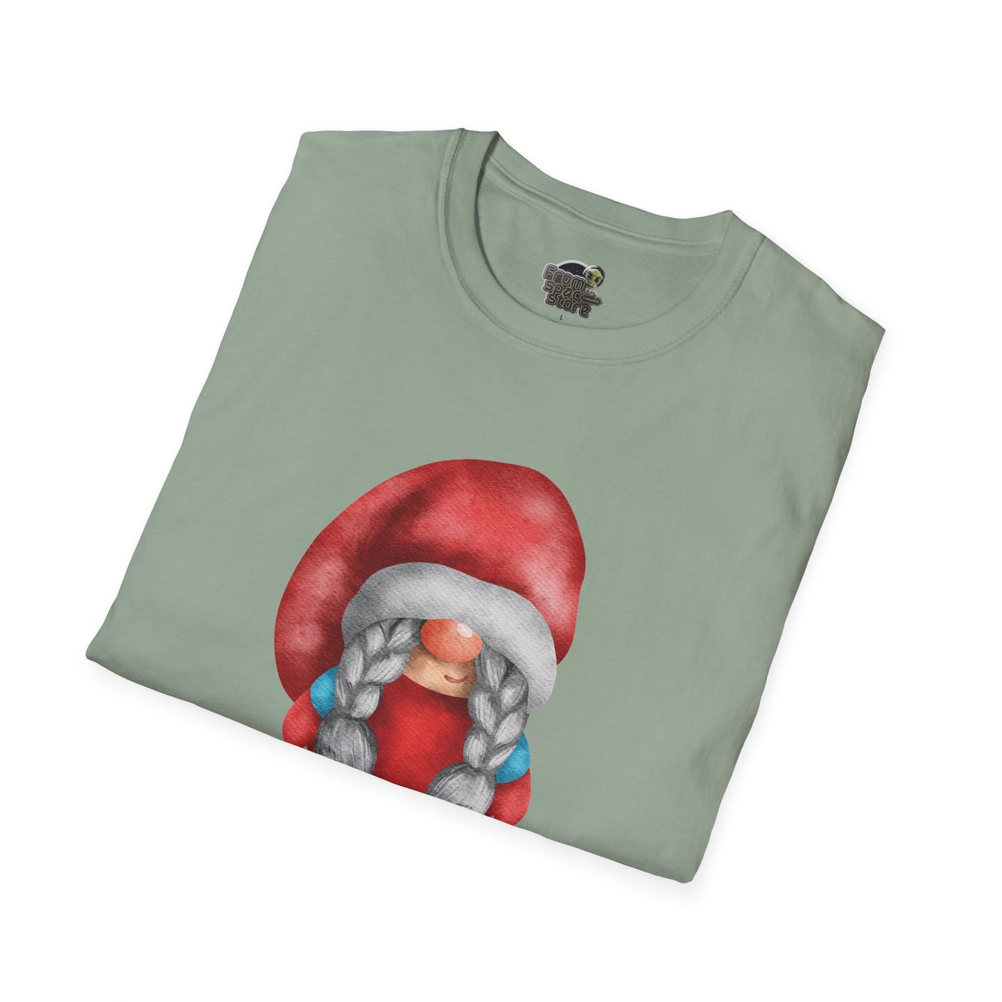 Cute Gnome T-shirt | Soft and Comfy Cotton Tee for Women | Perfect for Casual Wear | Unique Gift Idea | Gnome Lovers