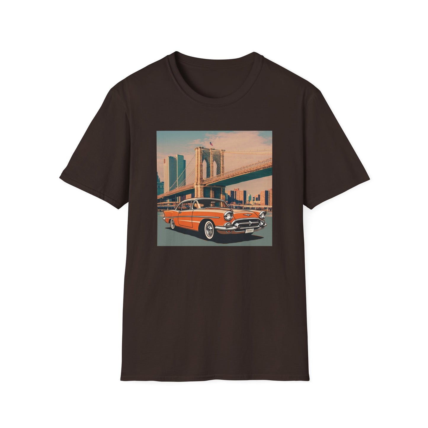 Chevrolet Bel-Air Unisex T-Shirt - American Classic Car Icon Dark Chocolate