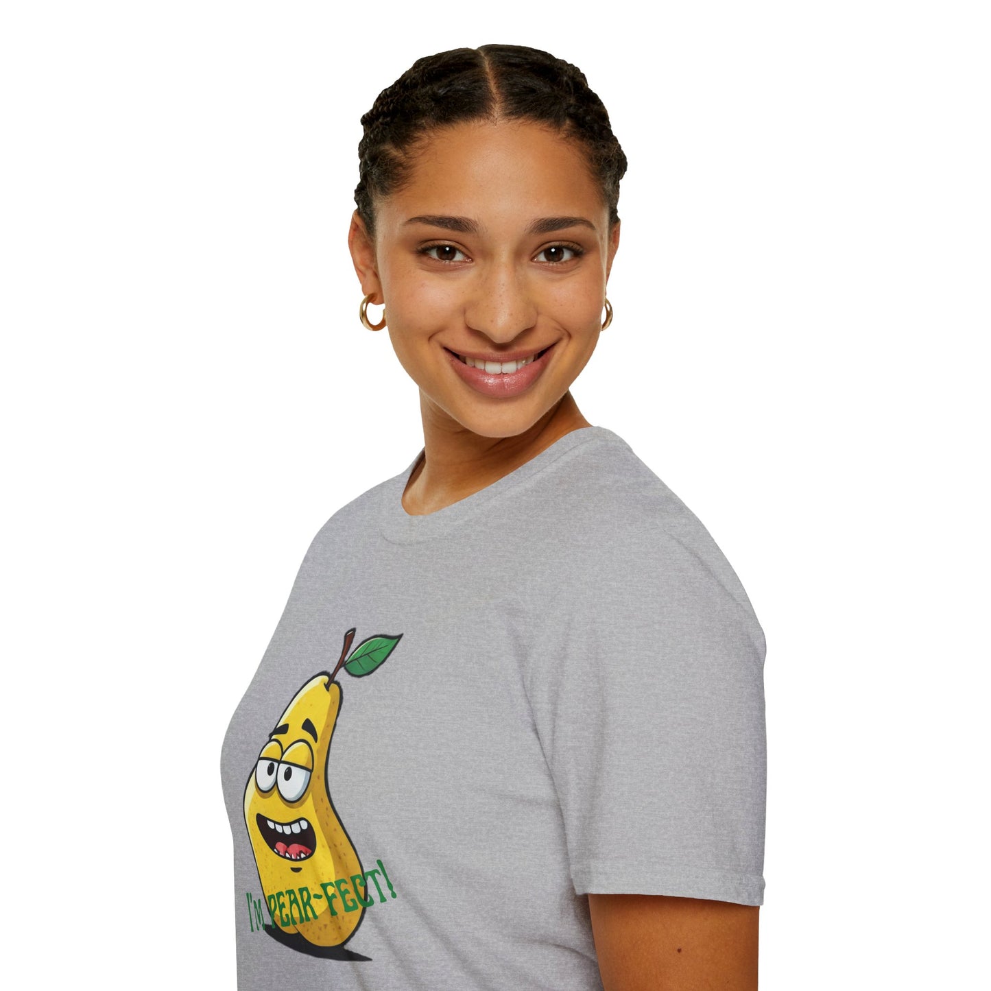 Pear T-Shirt: Funny "I'm Pear-fect" Graphic Tee | Organic Cotton & Unique Design