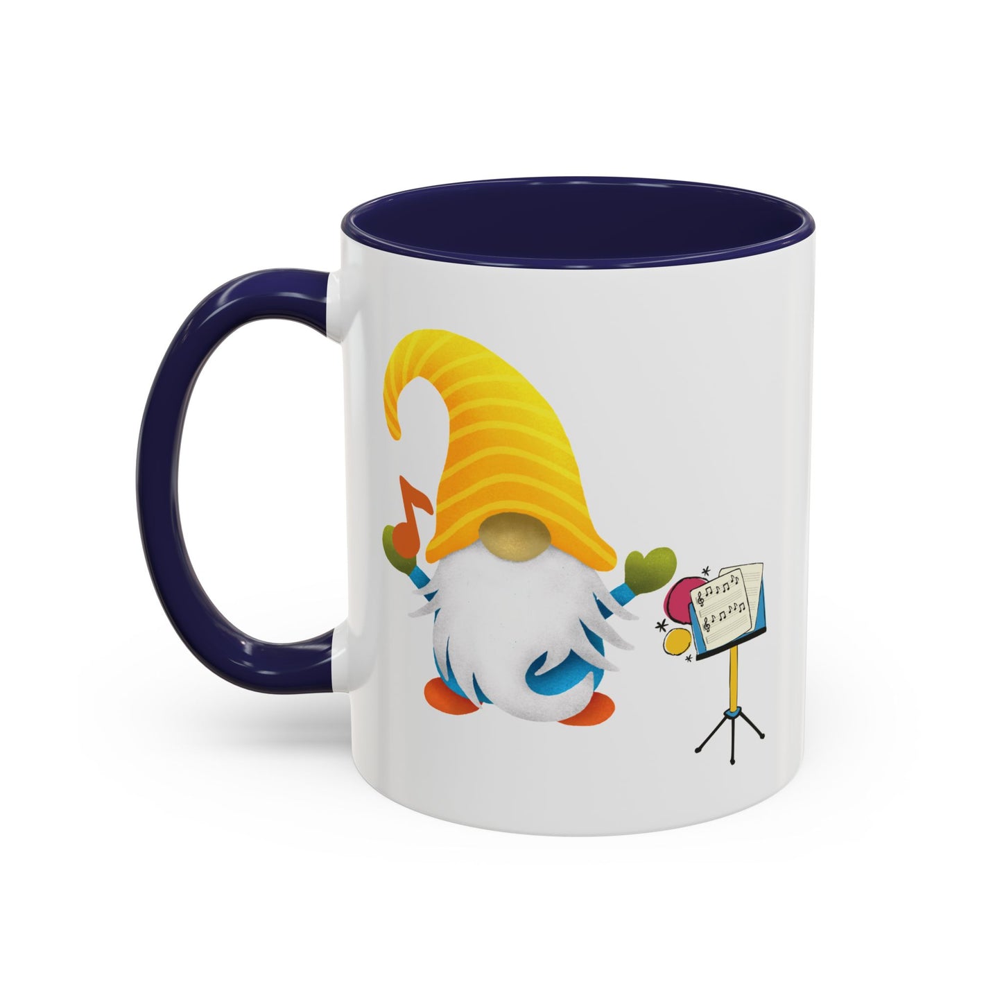 Whimsical Gnome Music Stand Mug - Perfect Gift for Music Lovers