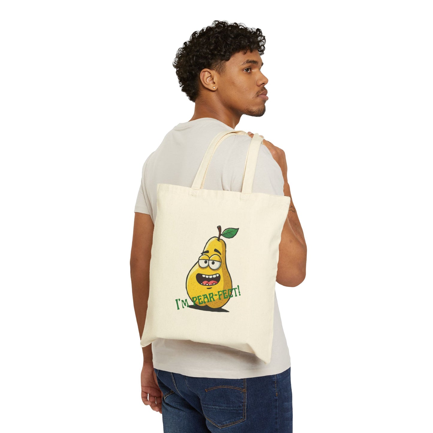 I'm Pear-fect Tote Bag: Funny Narcissistic Fruit Bag