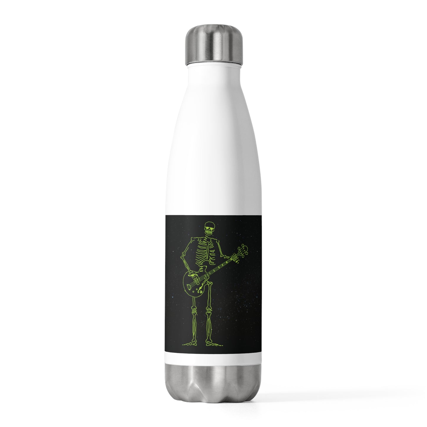 Bass Skeleton Water Bottle | Gothic Metal Bass Gear