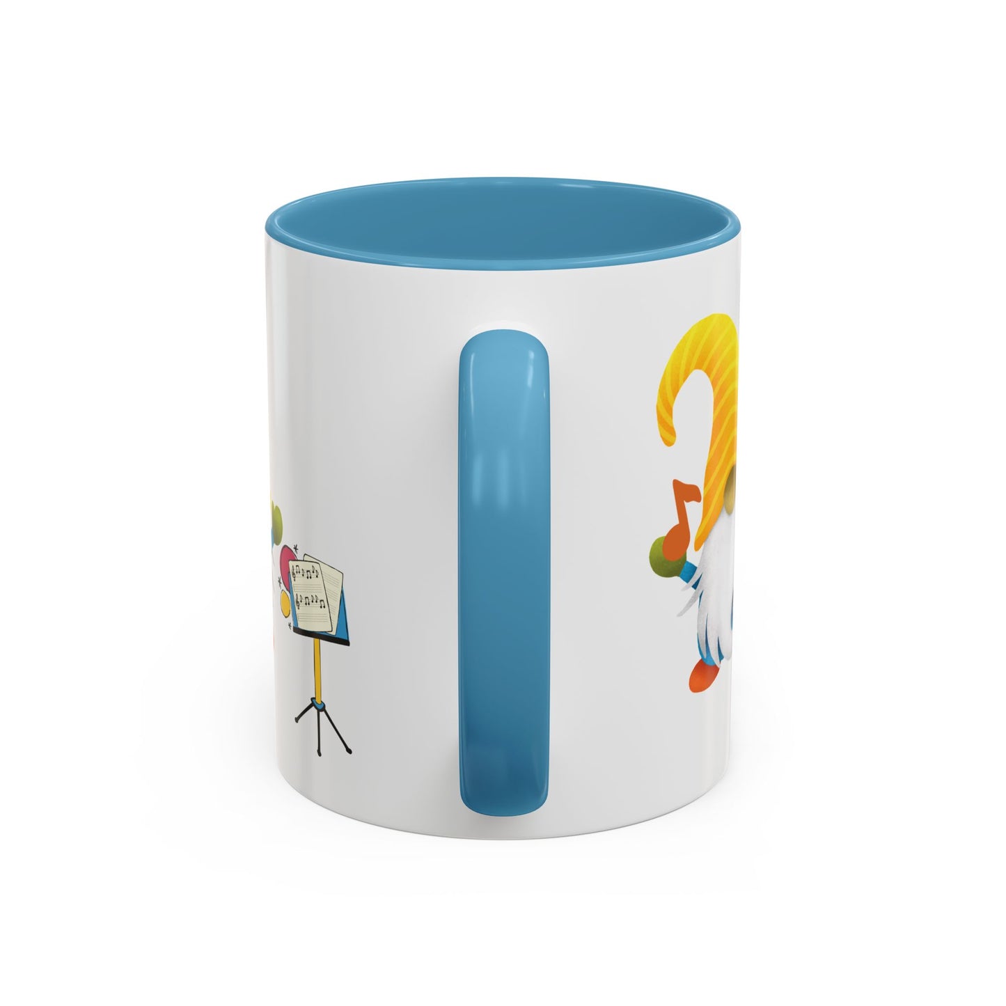Whimsical Gnome Music Stand Mug - Perfect Gift for Music Lovers