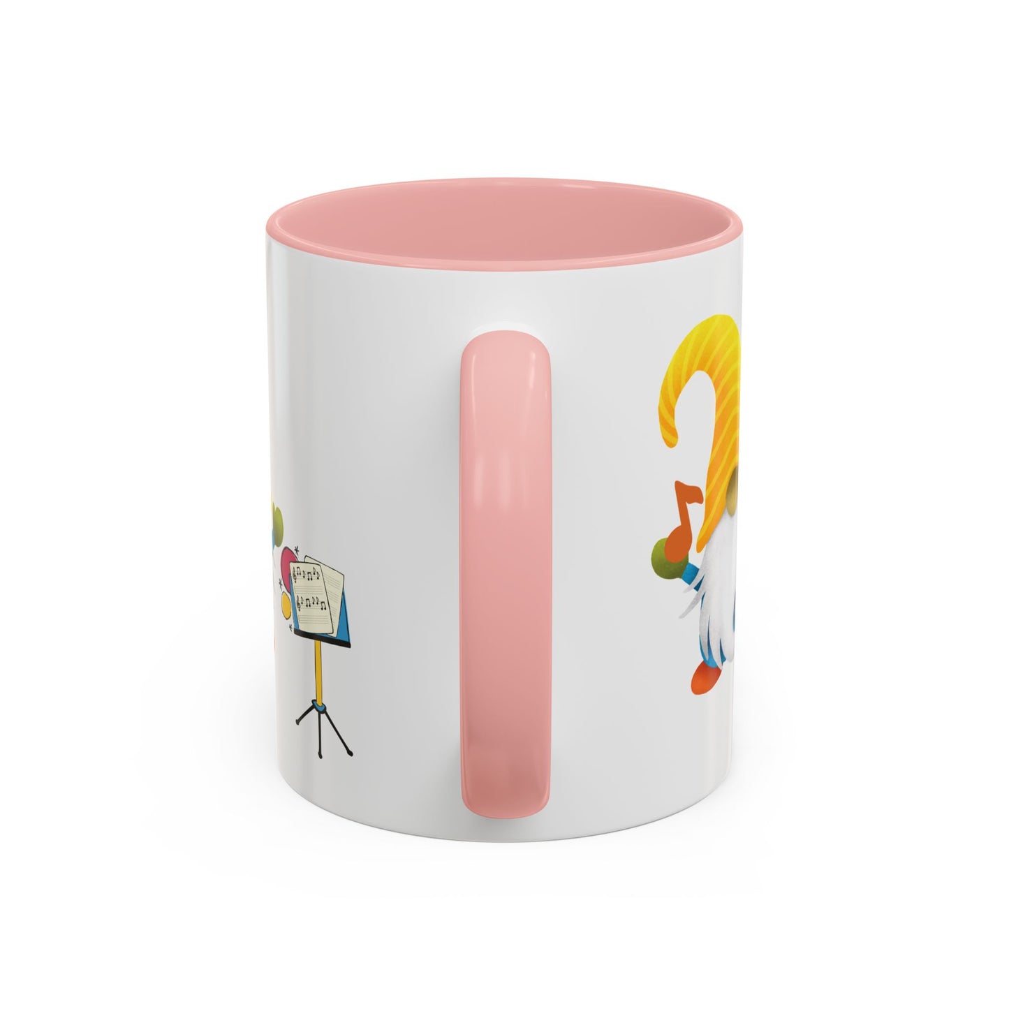 Whimsical Gnome Music Stand Mug - Perfect Gift for Music Lovers