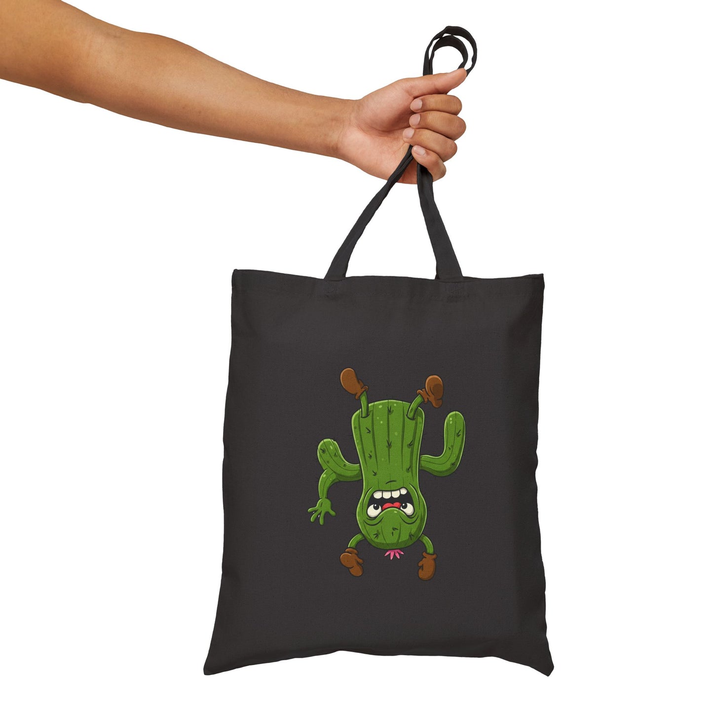Shocked Cactus Tote Bag - Unique, Fun & Eco-Friendly Style!
