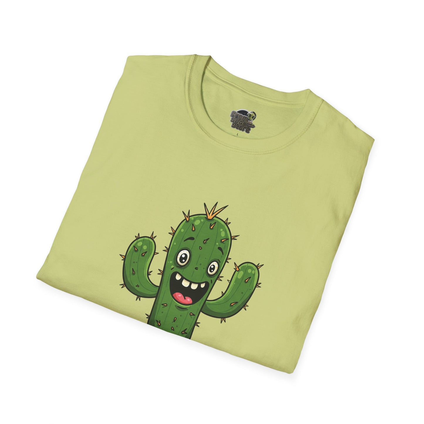 Cactus Mania T-Shirt: Joyful Cactus Tee | Organic Cotton & Stretchy Comfort