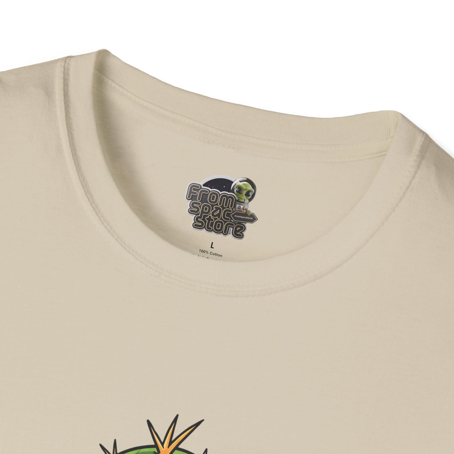 Cactus Mania T-Shirt: Joyful Cactus Tee | Organic Cotton & Stretchy Comfort