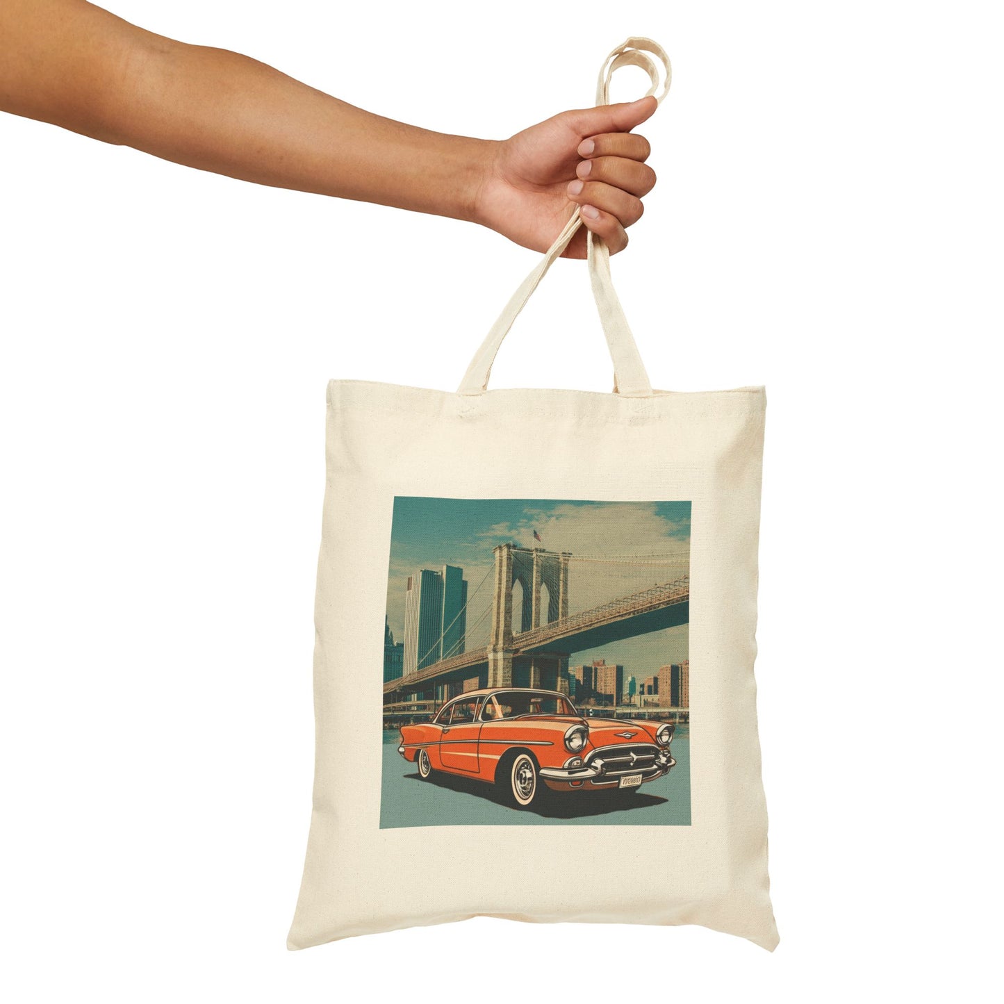 Chevrolet Bel Air Tote Bag: Iconic Vintage Car Style for Everyday Adventures