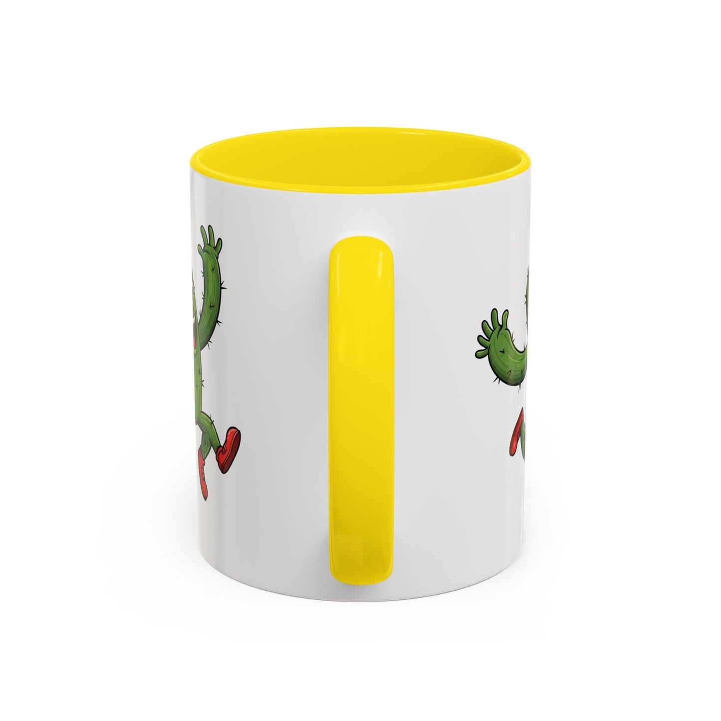 Cactus Mania Running Cactus Mug - Fun & Eco-Friendly Ceramic Coffee Cup