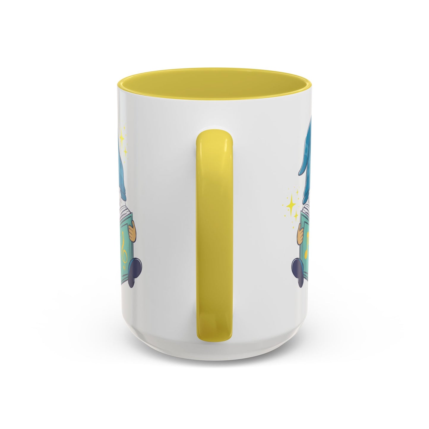Whimsical Gnome & Music Book Mug - Brew Your Story | Ceramic Coffee & Tea Cup (11oz/15oz)