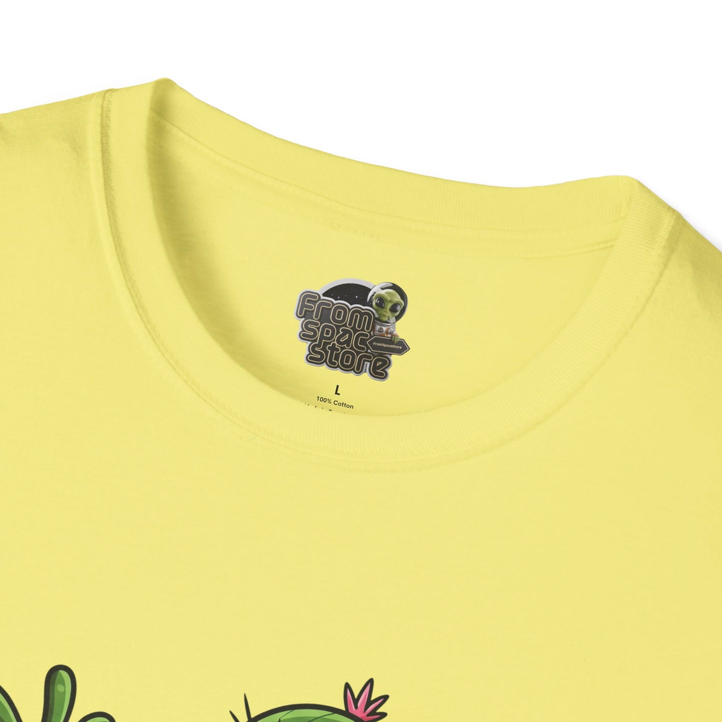 Happy Jumping Cactus T-Shirt: Dynamic & Joyful Organic Cotton Tee | Cactus Mania