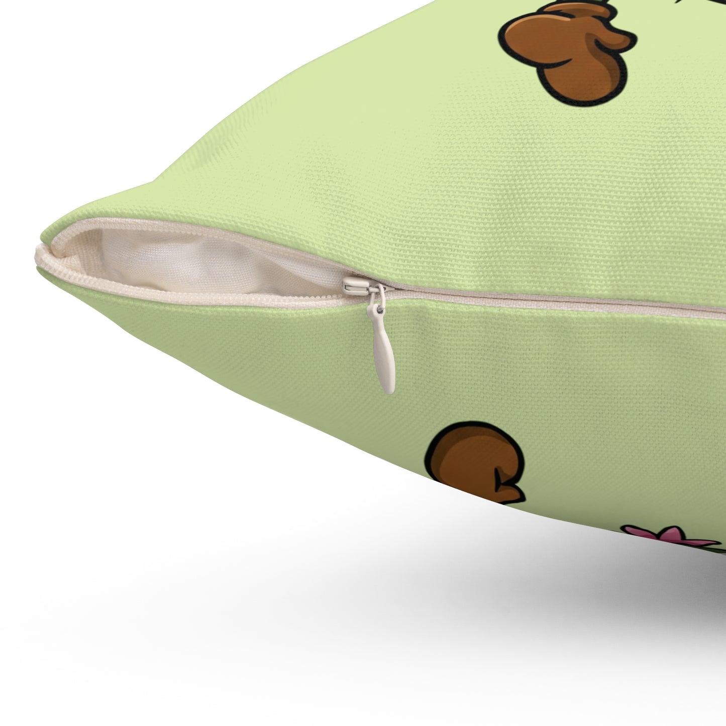 Shocked upside-down Cactus throw pillow