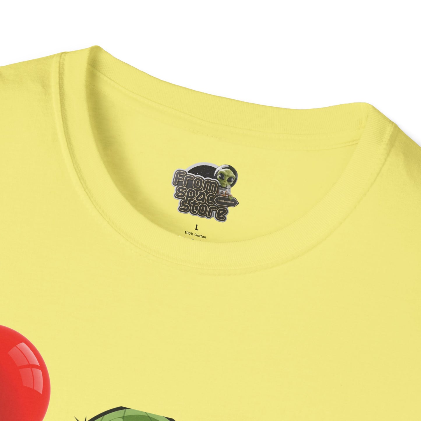 Cactus Mania T-Shirt: Cheerful Cactus with Balloon | Organic Cotton Unisex Tee