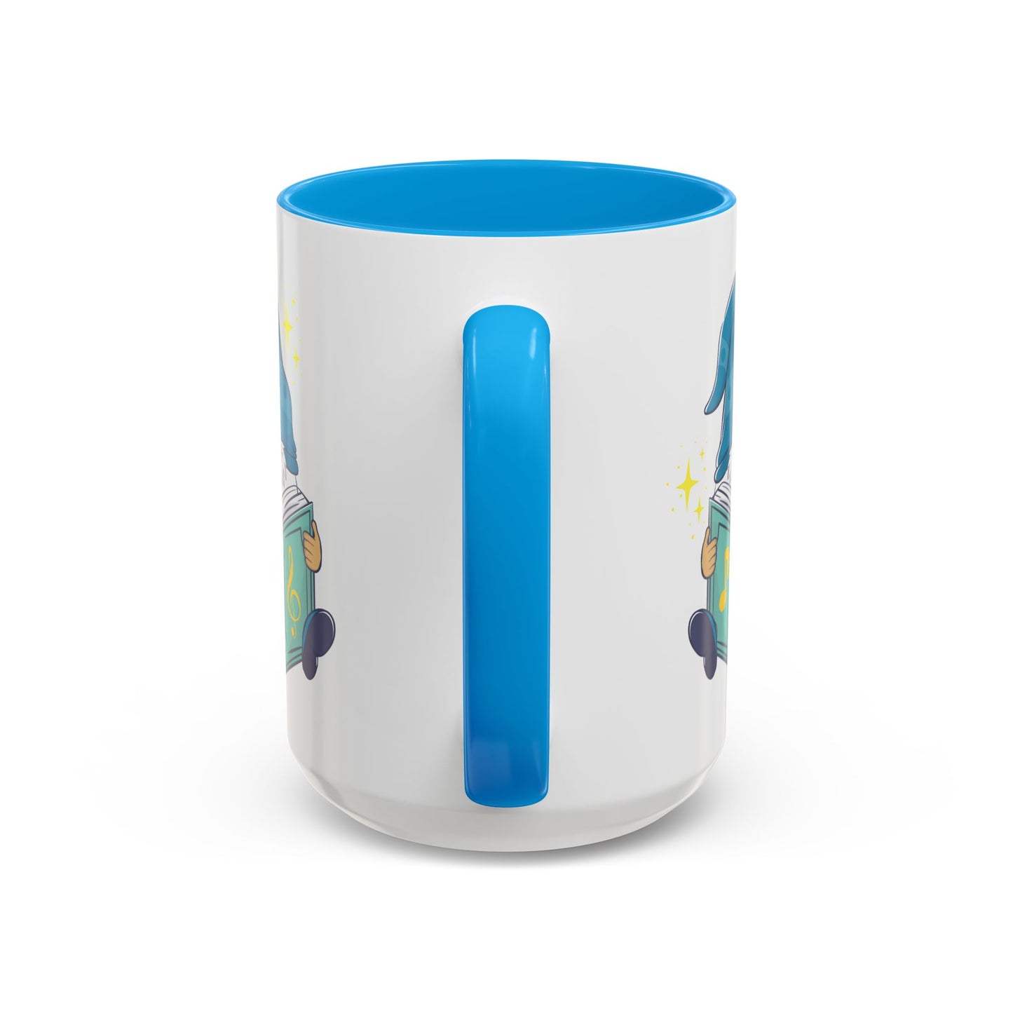 Whimsical Gnome & Music Book Mug - Brew Your Story | Ceramic Coffee & Tea Cup (11oz/15oz)