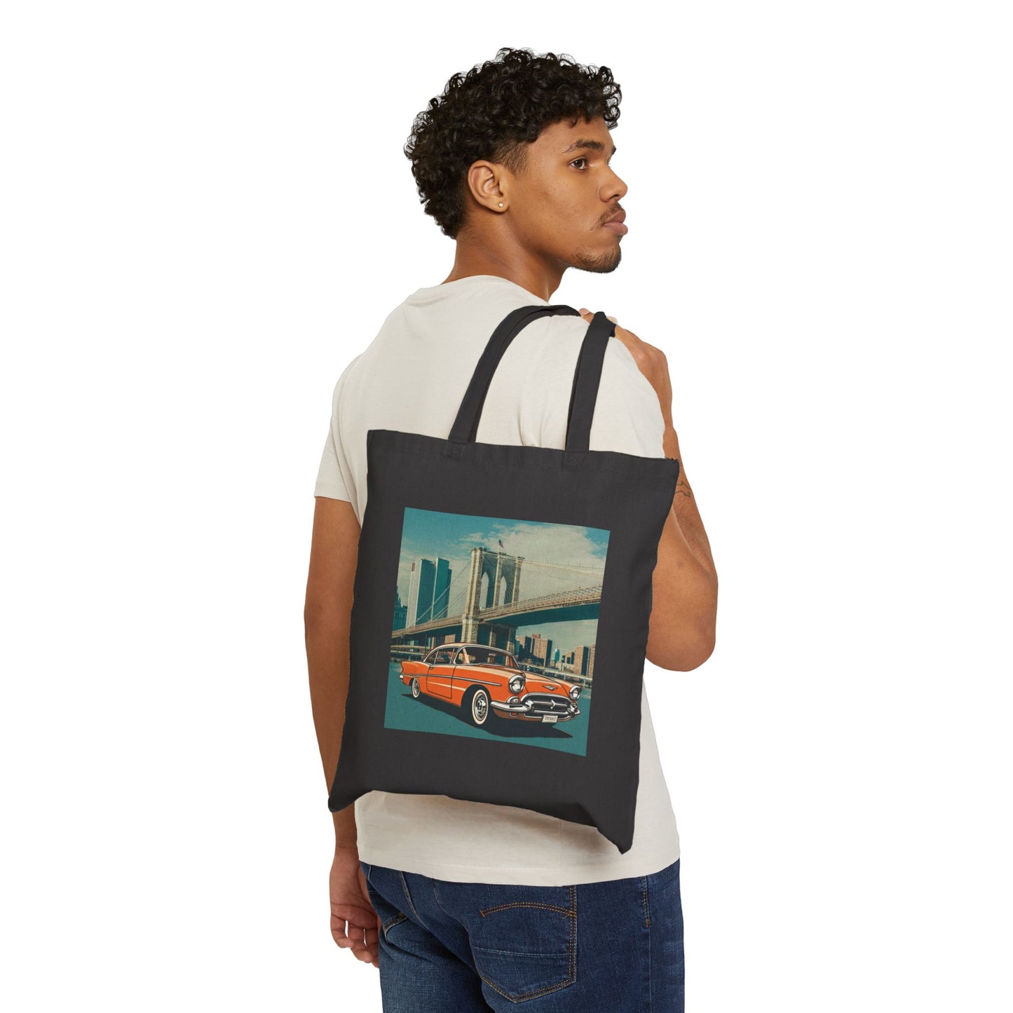 Chevrolet Bel Air Tote Bag: Iconic Vintage Car Style for Everyday Adventures