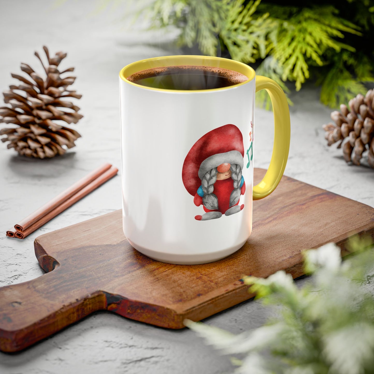 Cute Gnome Mug - Red & White - Perfect Holiday Gift idea