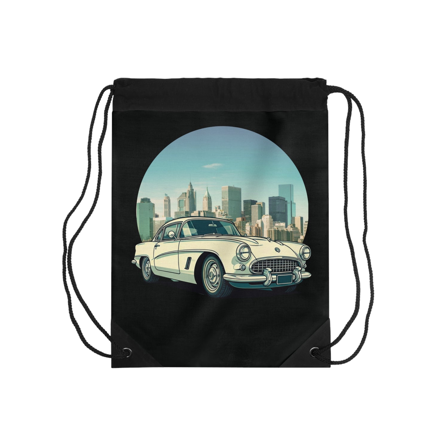 Chevy Corvette Drawstring Bag | Vintage Sports Car Gift