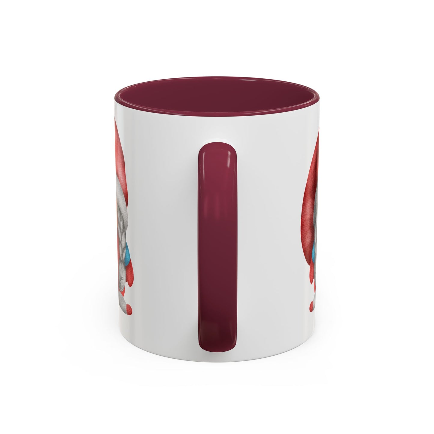 Cheerful Red Gnome with Braids Mug - Sip Your Sweet Melody | Ceramic Coffee & Tea Cup (11oz/15oz)