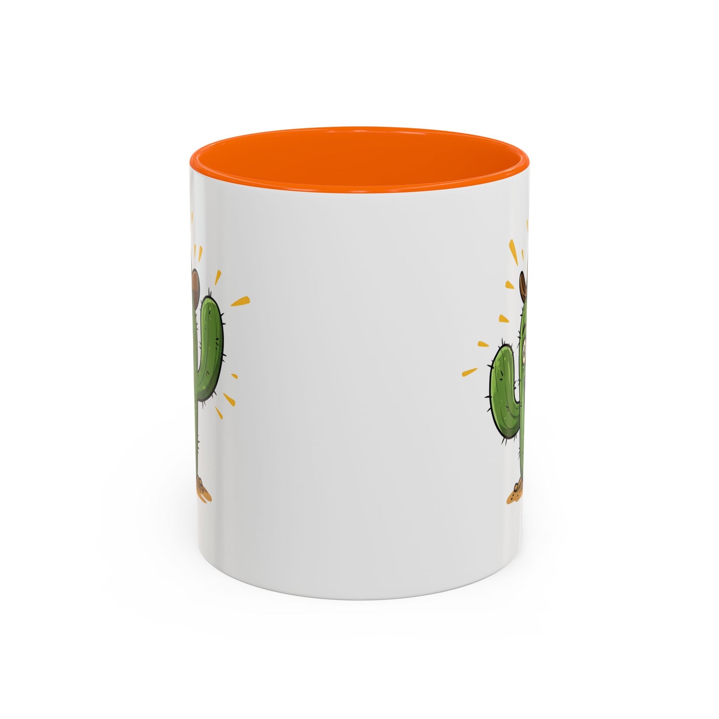 Cactus Mania Cowboy Cactus Mug - Fun & Durable Ceramic Cup for Cactus Lovers