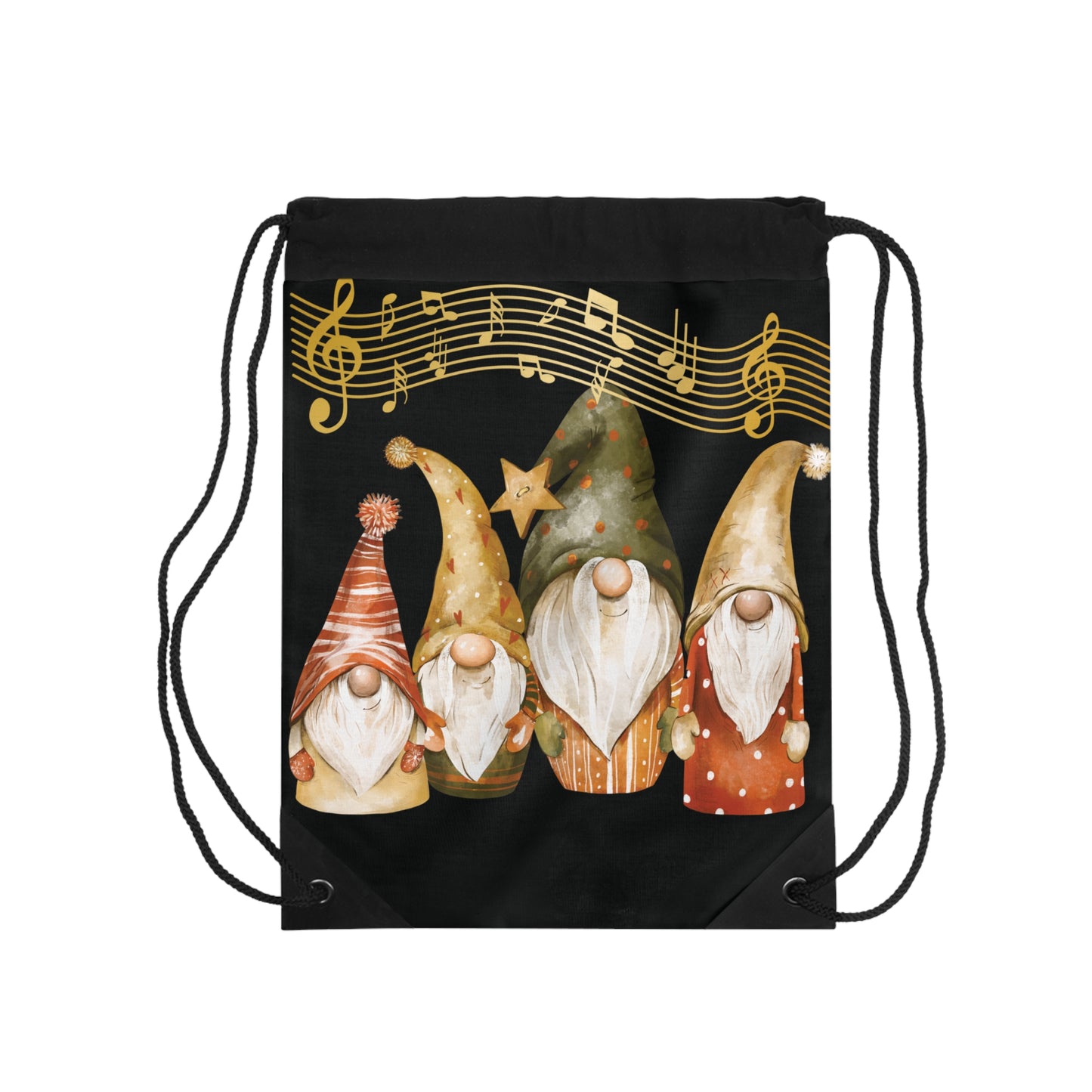 Four Gnomes Drawstring Bag: Harmonious Style & Playful Charm