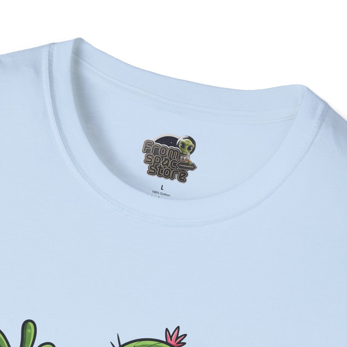 Happy Jumping Cactus T-Shirt: Dynamic & Joyful Organic Cotton Tee | Cactus Mania