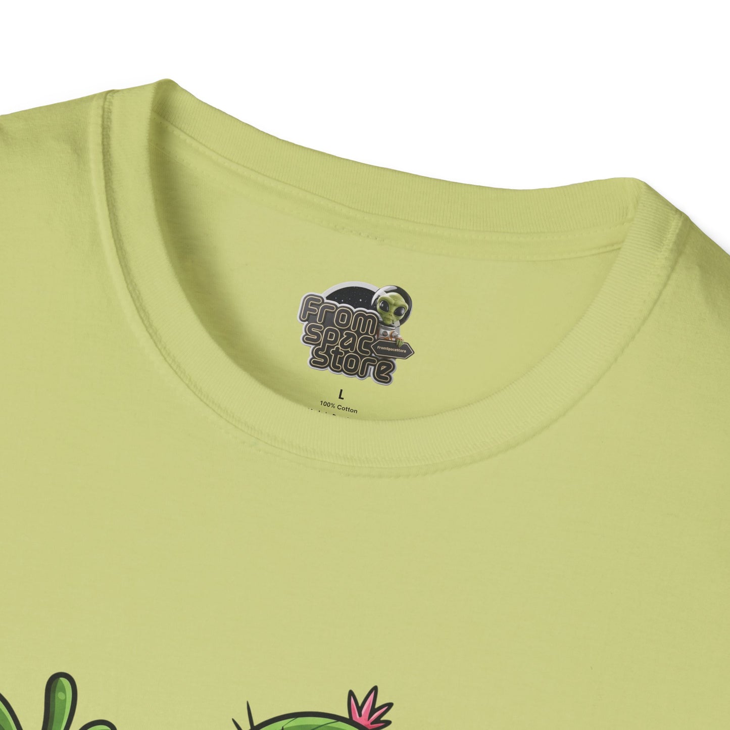 Happy Jumping Cactus T-Shirt: Dynamic & Joyful Organic Cotton Tee | Cactus Mania