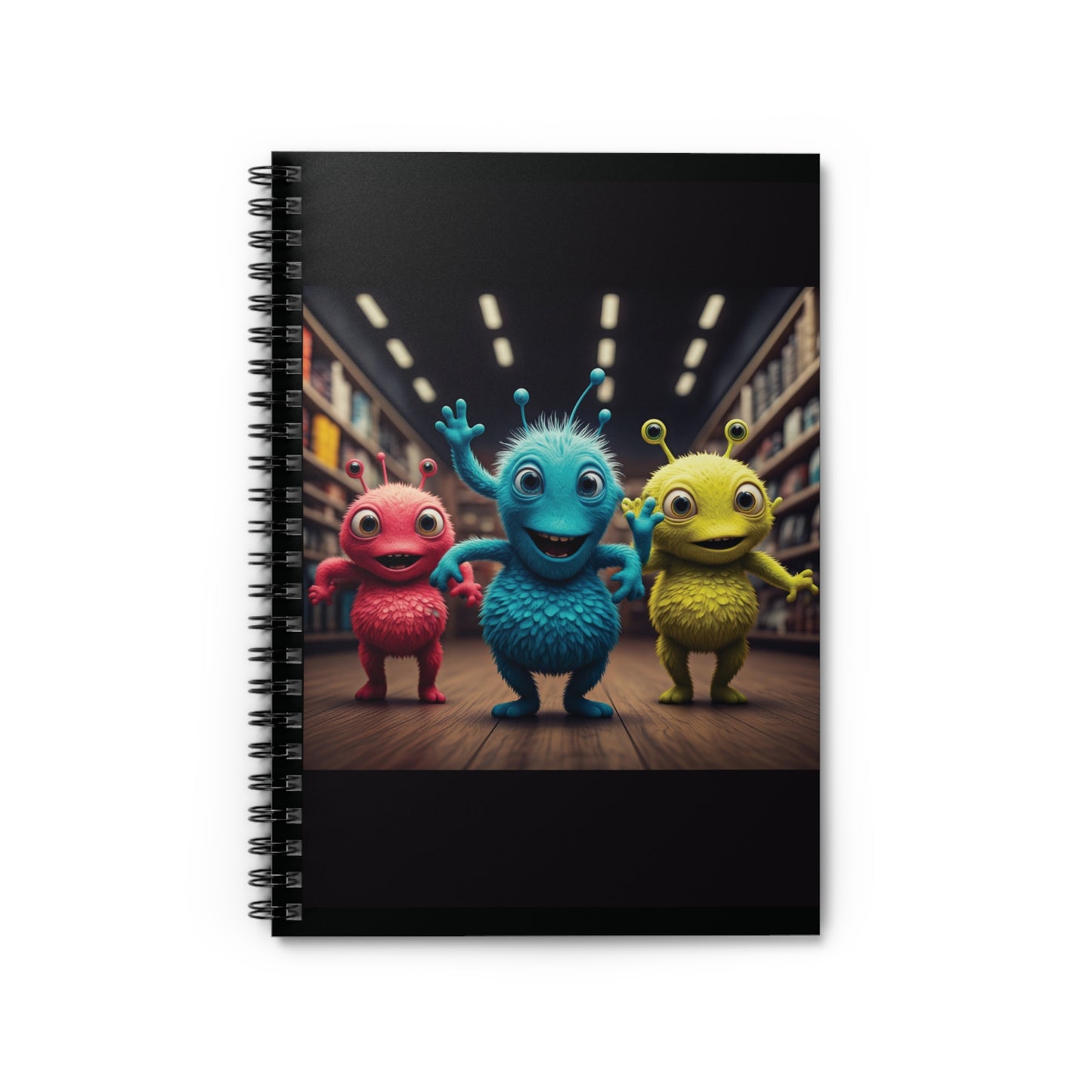 Alien Dancers Spiral Notebook - A Fun & Friendly Journal for Your Brightest Ideas