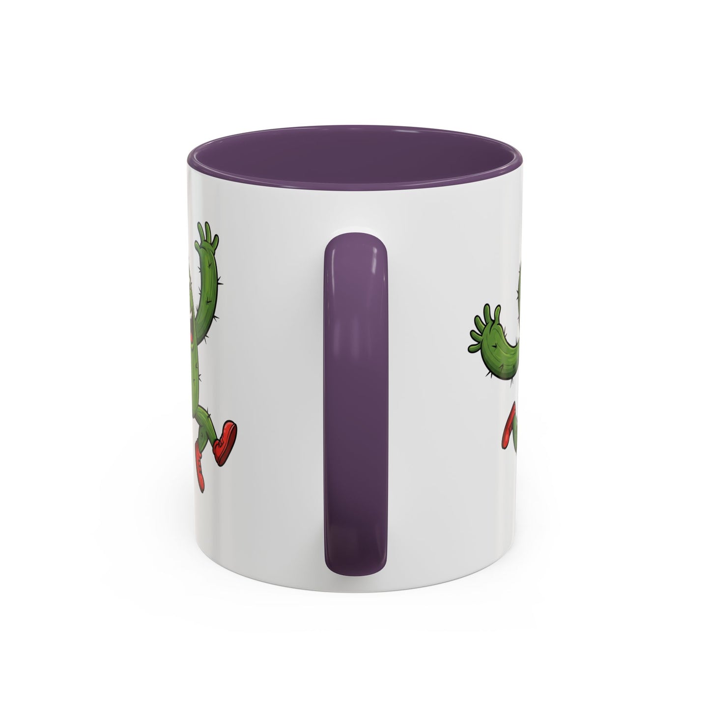 Cactus Mania Running Cactus Mug - Fun & Eco-Friendly Ceramic Coffee Cup