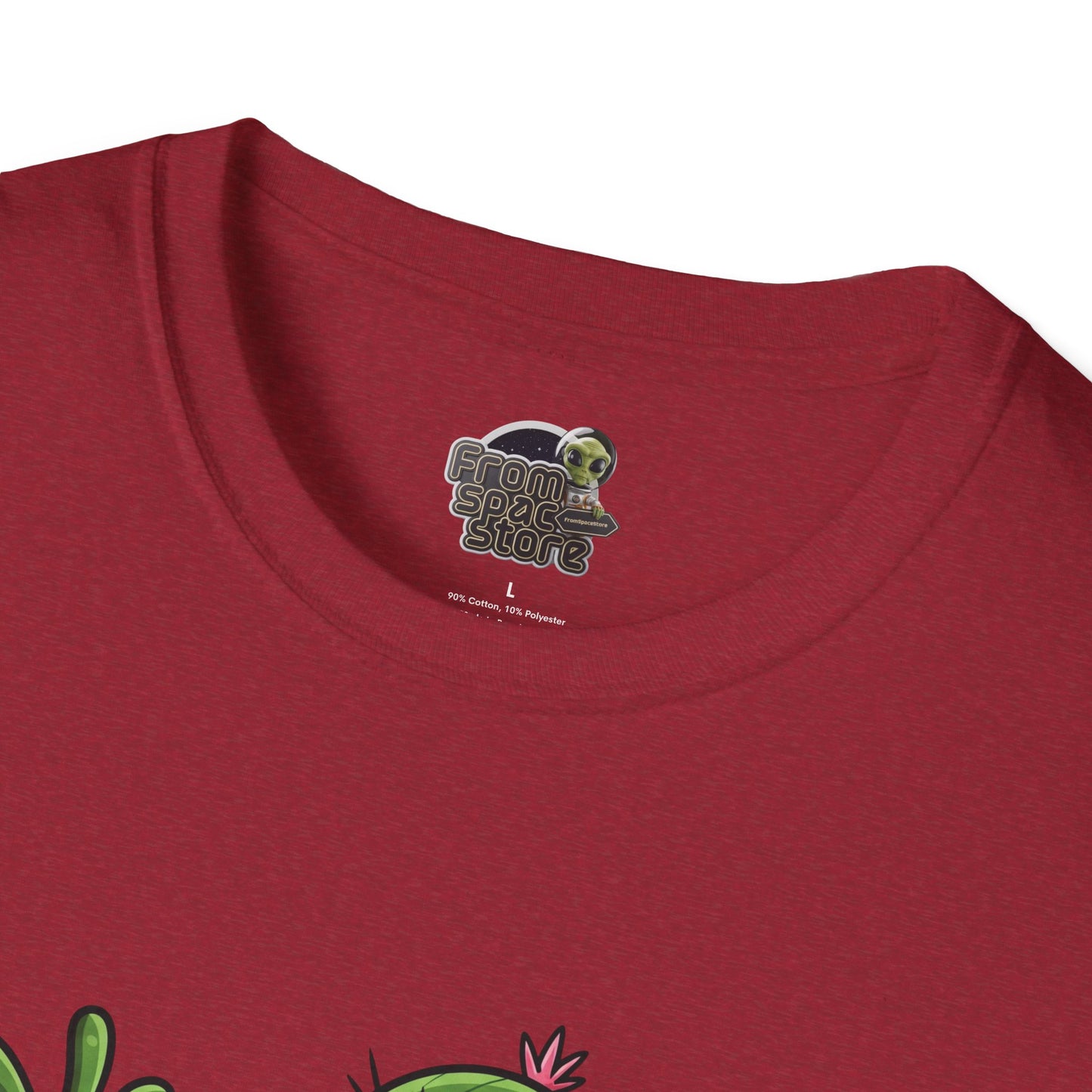 Happy Jumping Cactus T-Shirt: Dynamic & Joyful Organic Cotton Tee | Cactus Mania