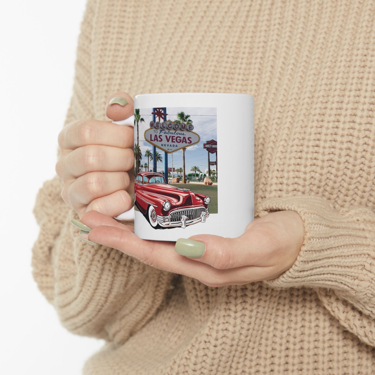 Buick 1950s Vintage Car Mug - Iconic American Classic Coffee Cup 11oz