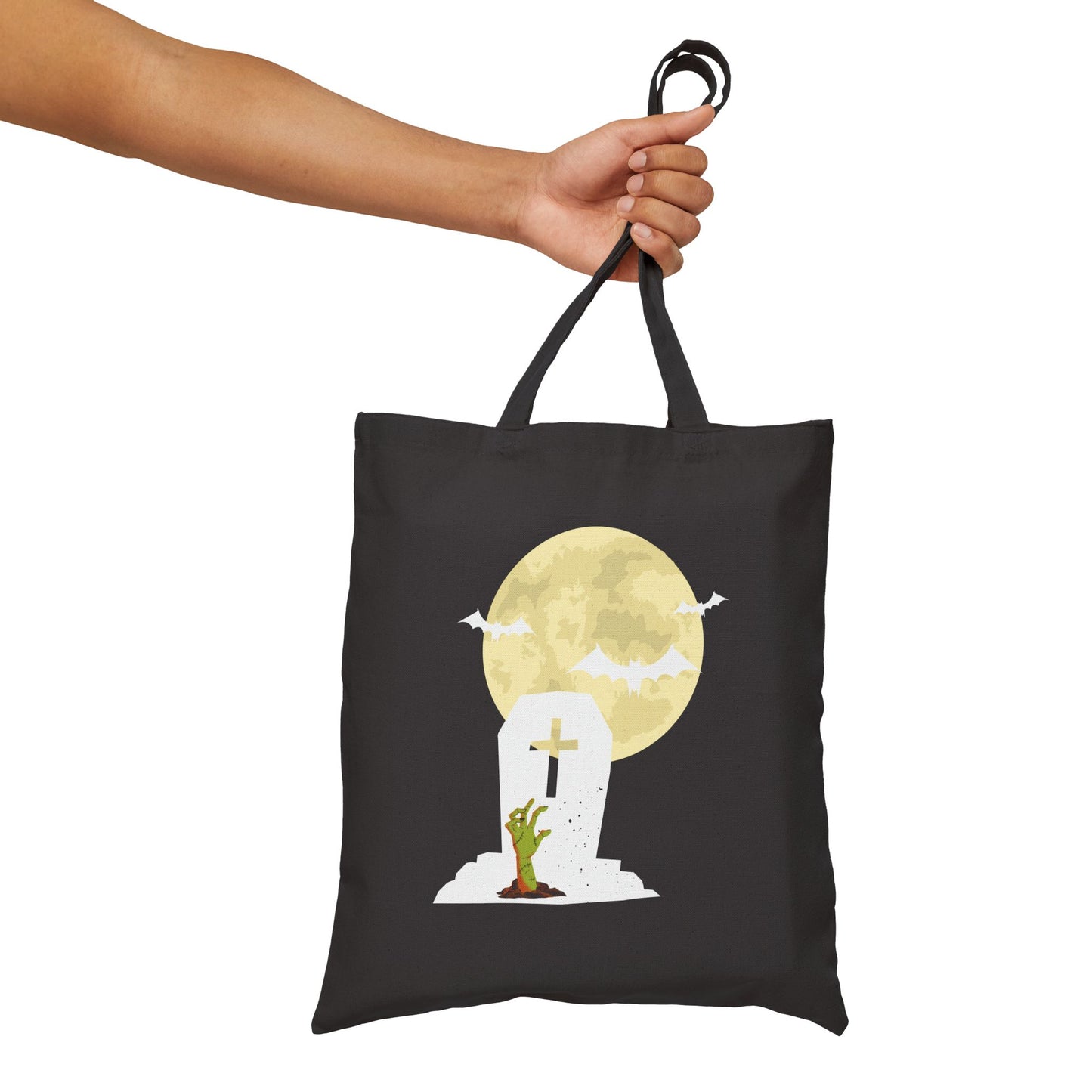 Graveyard Haunt: The Halloween Cemetery Tote Bag