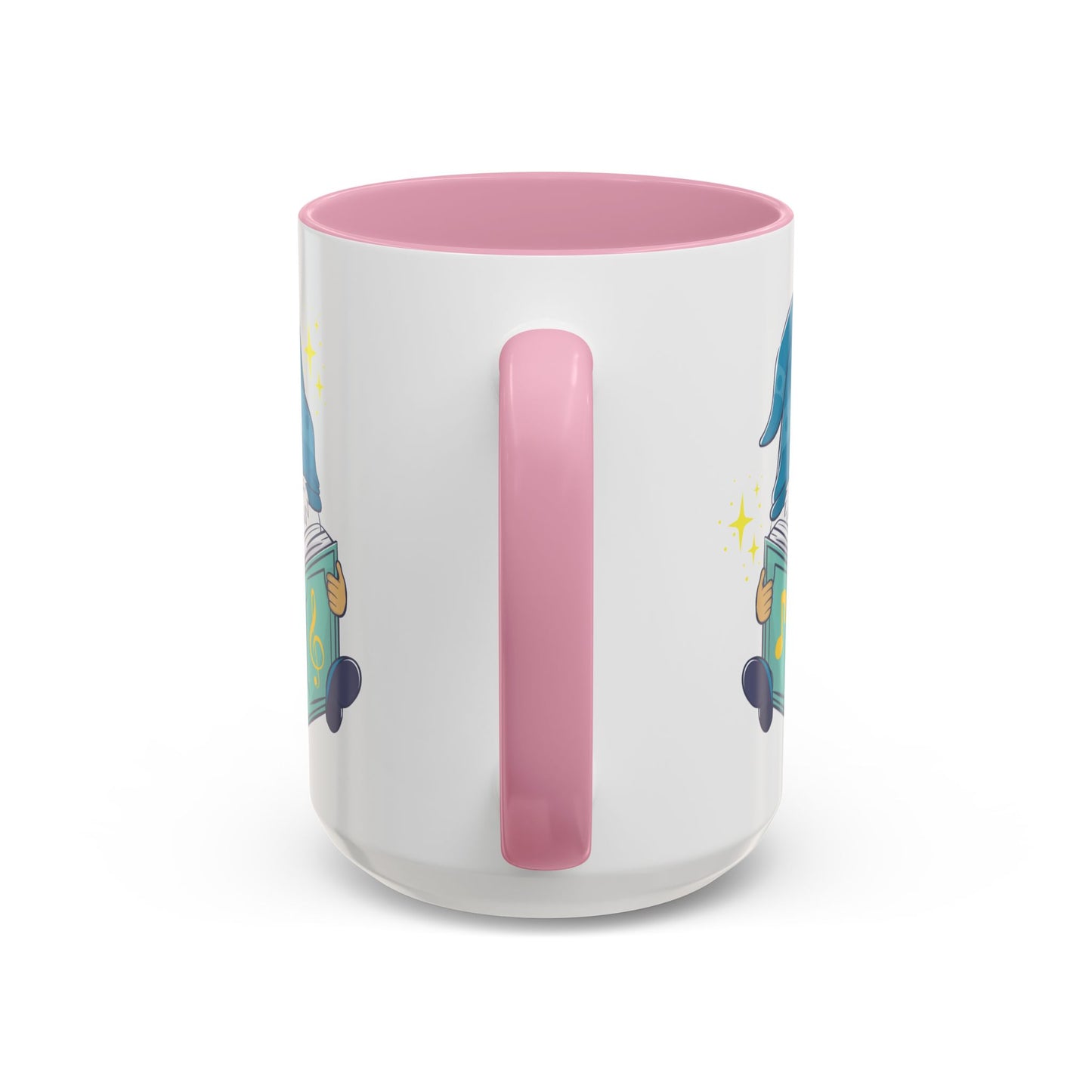 Whimsical Gnome & Music Book Mug - Brew Your Story | Ceramic Coffee & Tea Cup (11oz/15oz)