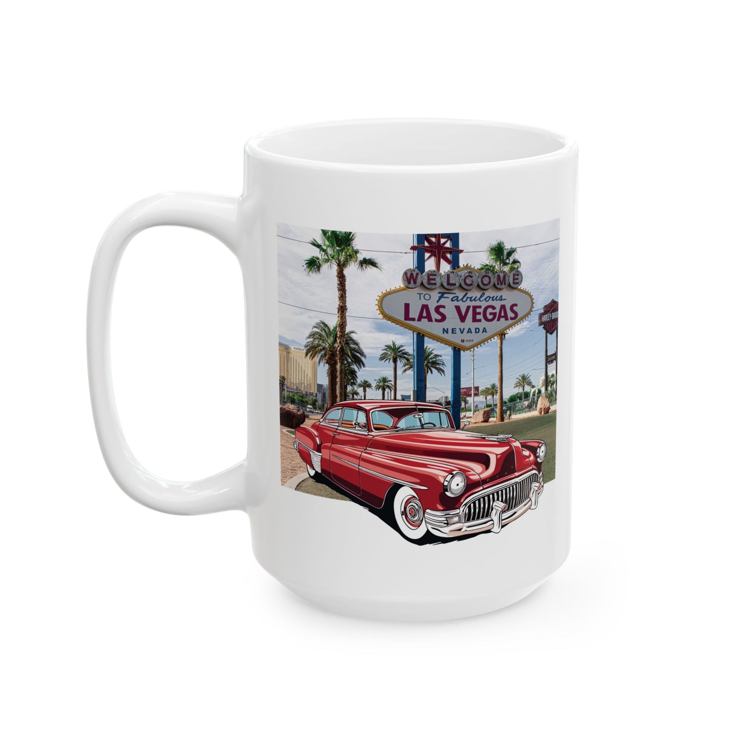 Buick 1950s Vintage Car Mug - Iconic American Classic Coffee Cup