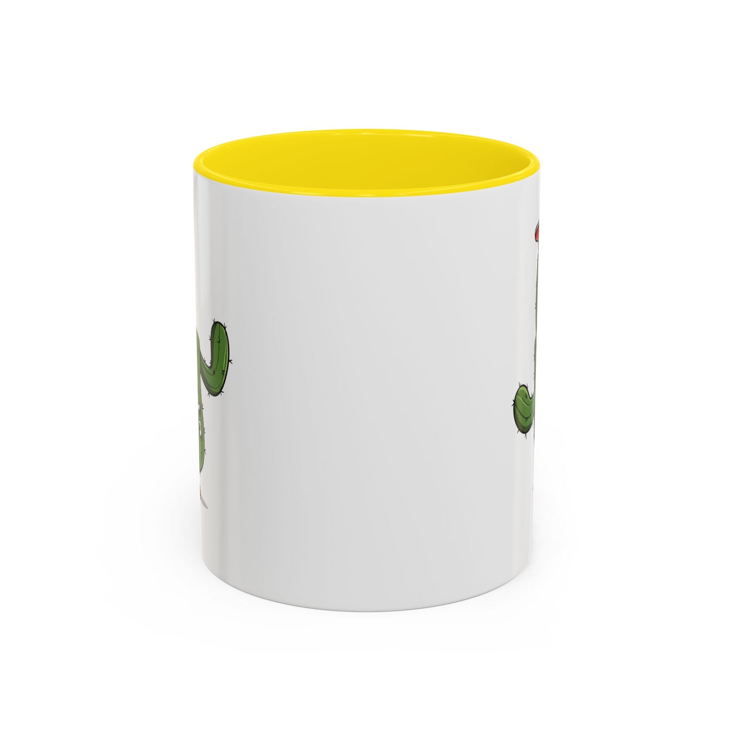 Cactus Mania Upside Down Cactus Mug - Unique & Fun Ceramic Cup for All Ages