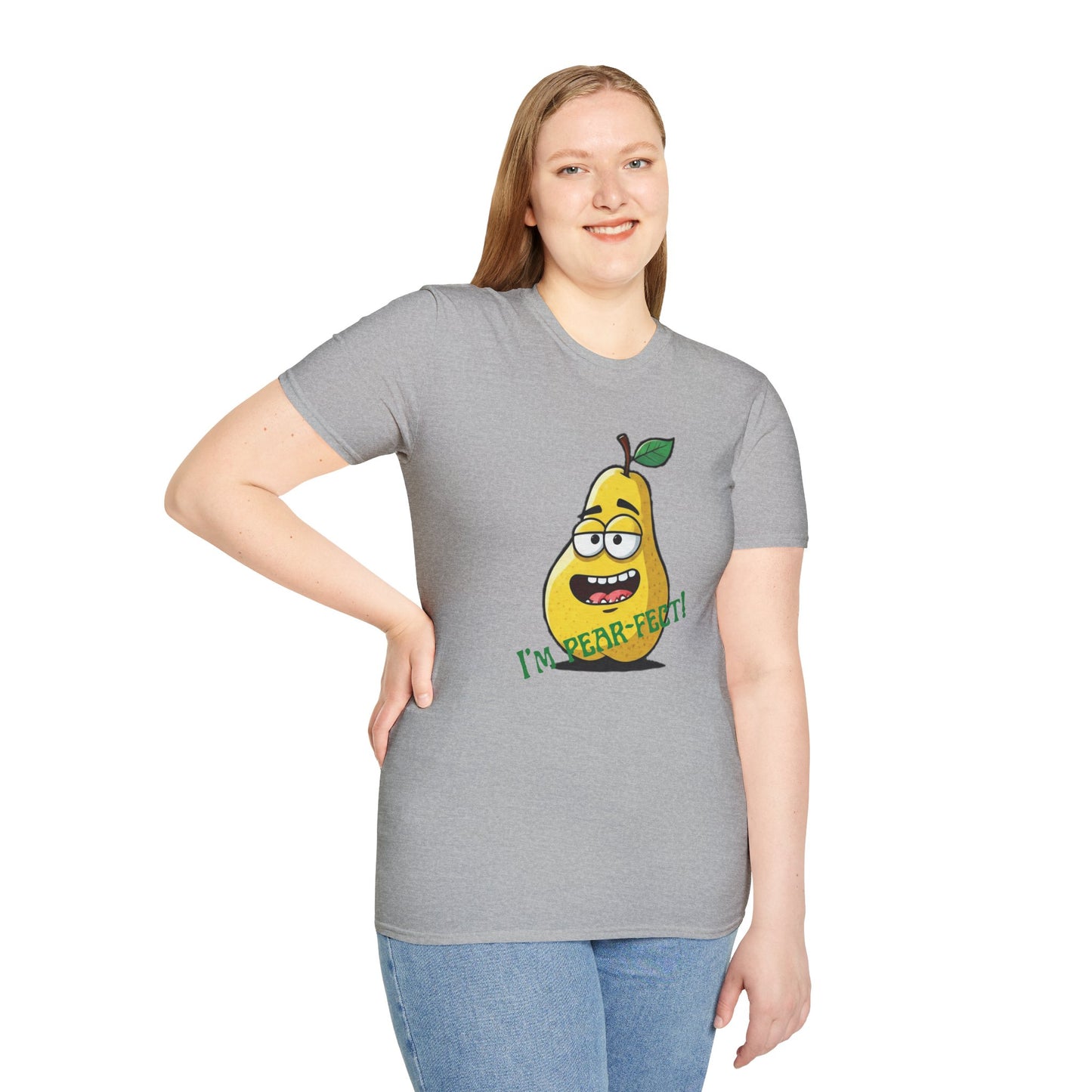 Pear T-Shirt: Funny "I'm Pear-fect" Graphic Tee | Organic Cotton & Unique Design