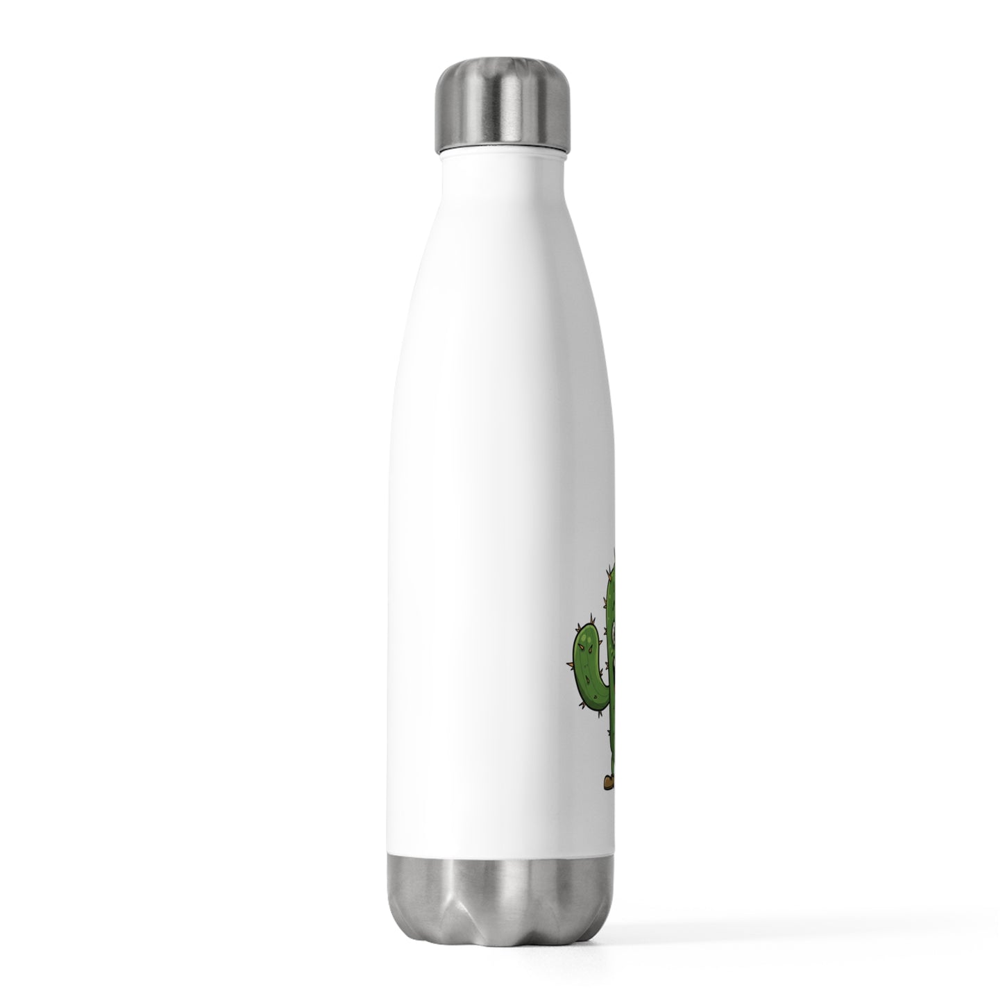 Stay Happy & Hydrated: Joyful Cactus Insulated Water Bottle - Eco-Friendly & Durable