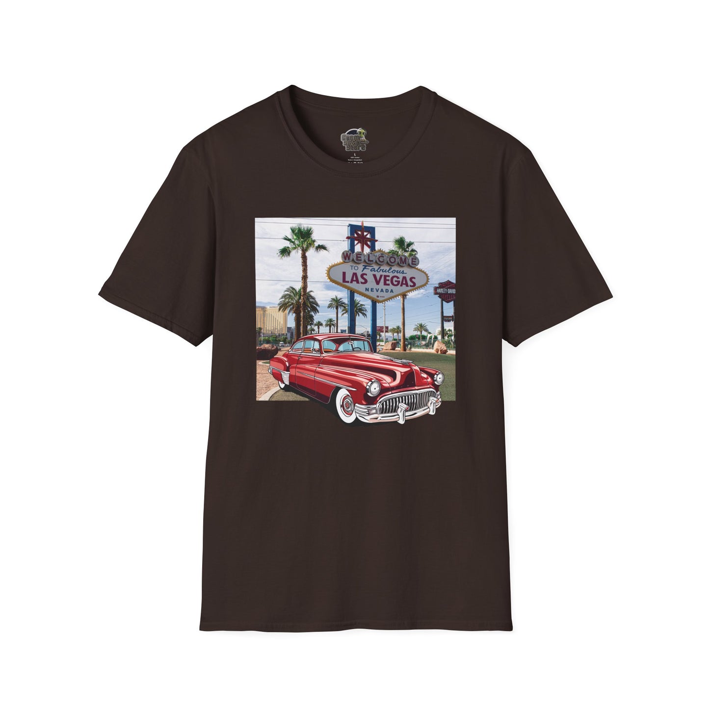 Buick 1950s Unisex T-Shirt - Vintage American Car Tee Dark Chocolate